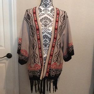 Aztec print sweater